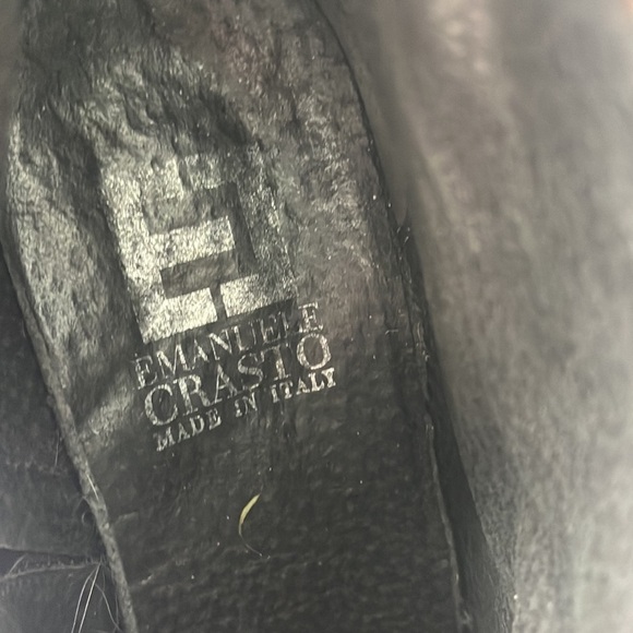 Emanuele Crasto Italian Brown Suede Western Booties - Picture 9 of 9